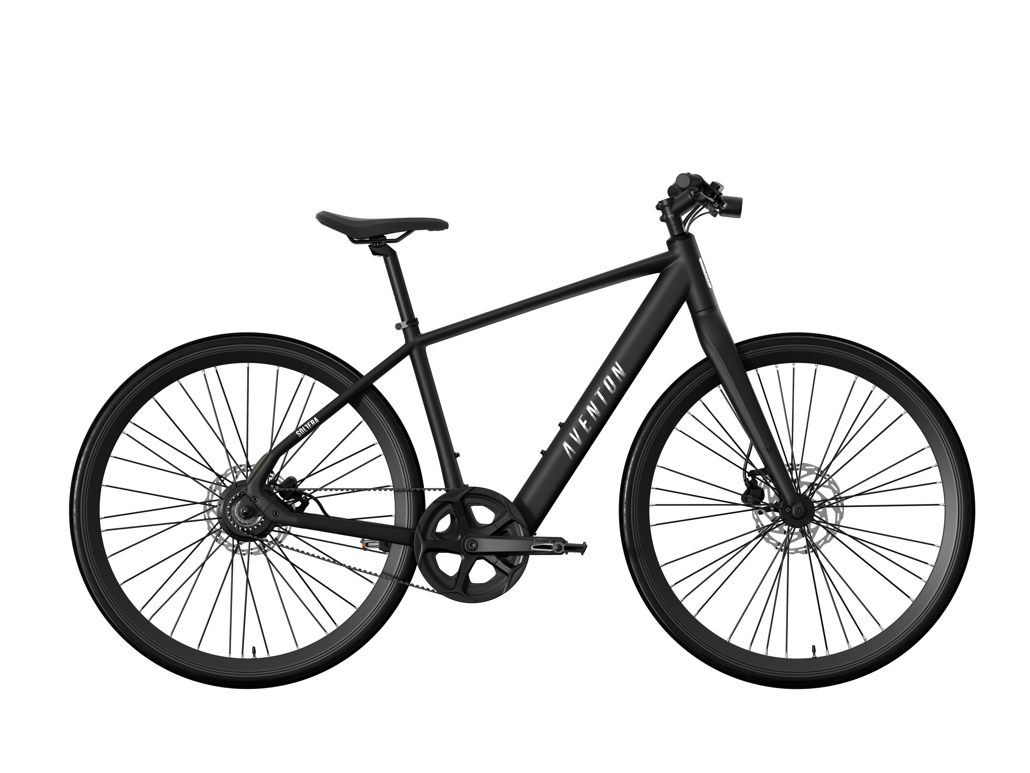 Aventon - Soltera 3 ADV Large Matte Midnight Black Electric Bikes