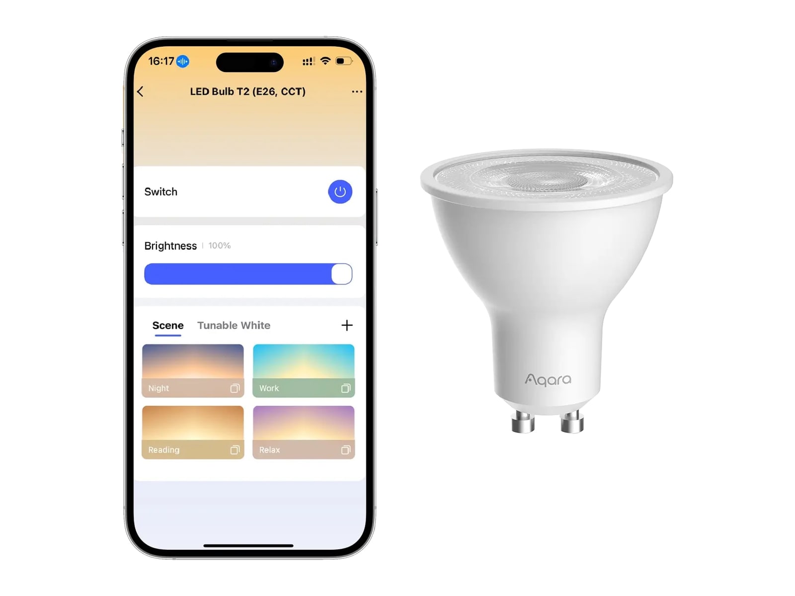 Aqara - LED Bulb T2 GU10 White CCT Smart Lighting