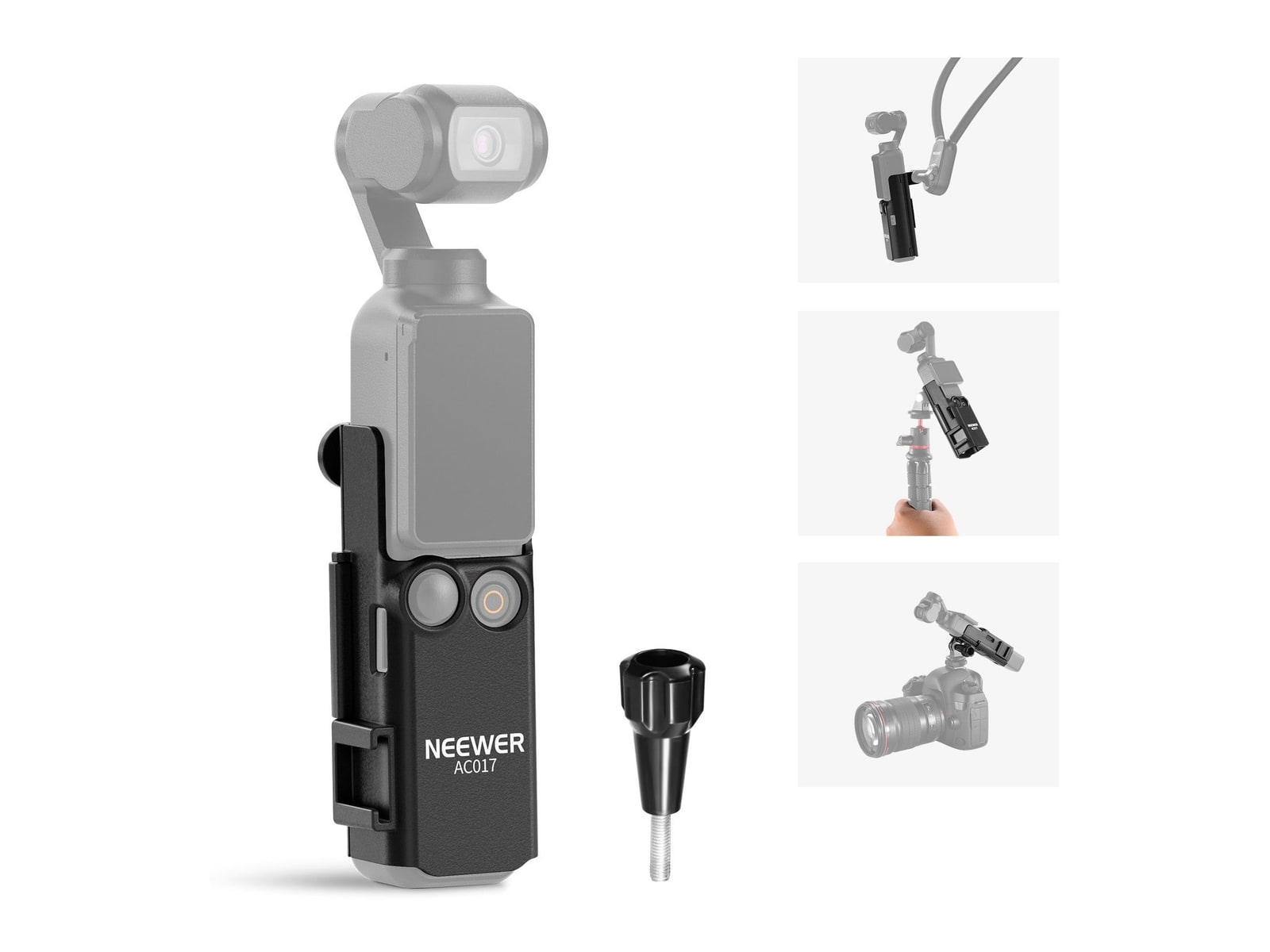 Neewer - BASICS AC017 Extension Adapter Bracket For DJI Osmo Pocket 3 Camera Accessories