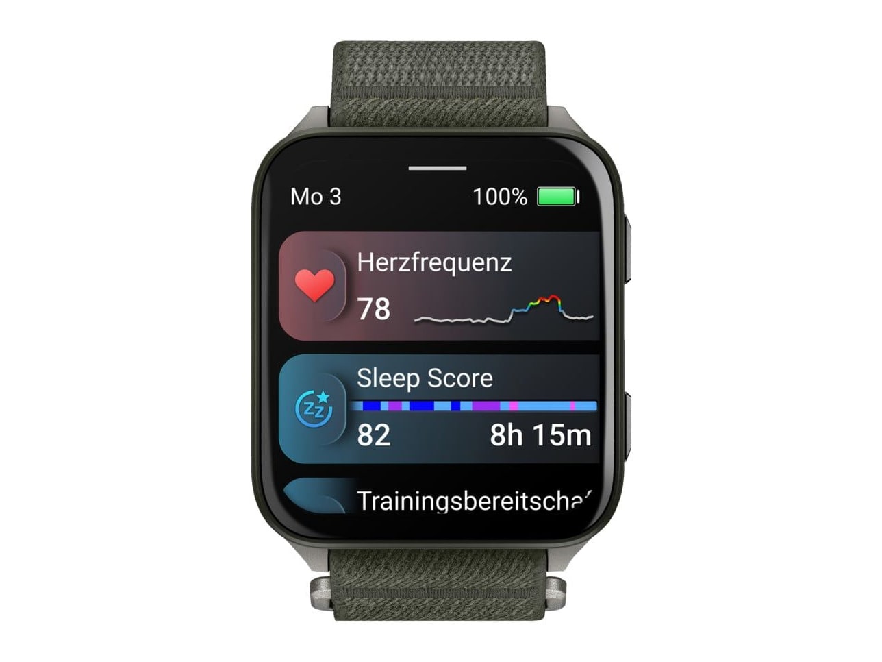 Garmin - Venu X1 Titanium Smart Watches - Moss Green