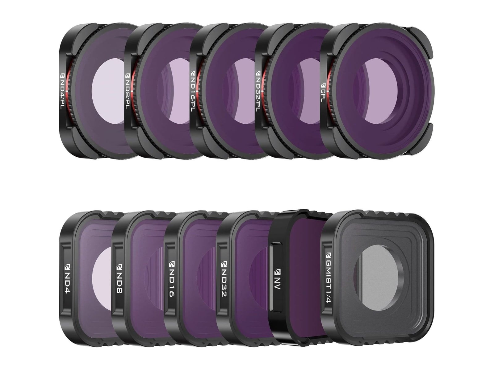 Freewell - GoPro Hero13 Black Filters All Day 11Pack Camera Accessories - Black
