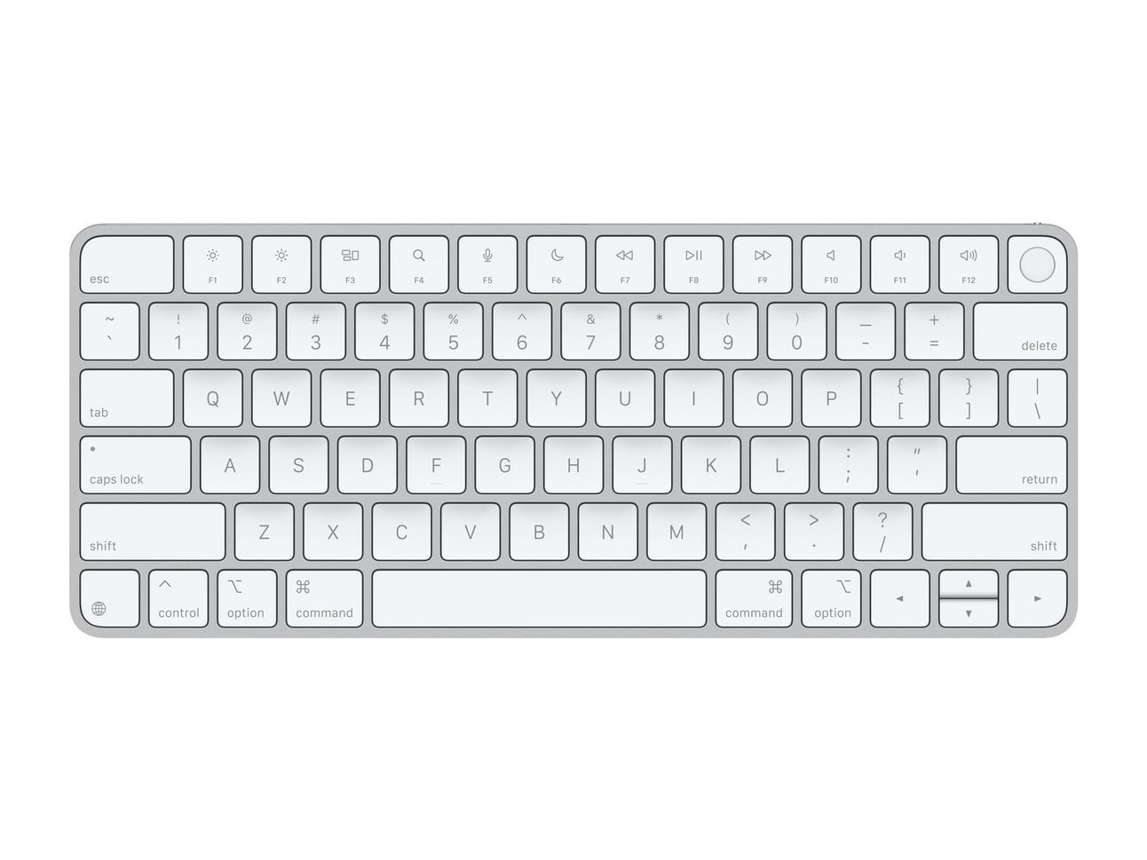 Apple - Magic Keyboard with Touch ID - USB-C - Silver