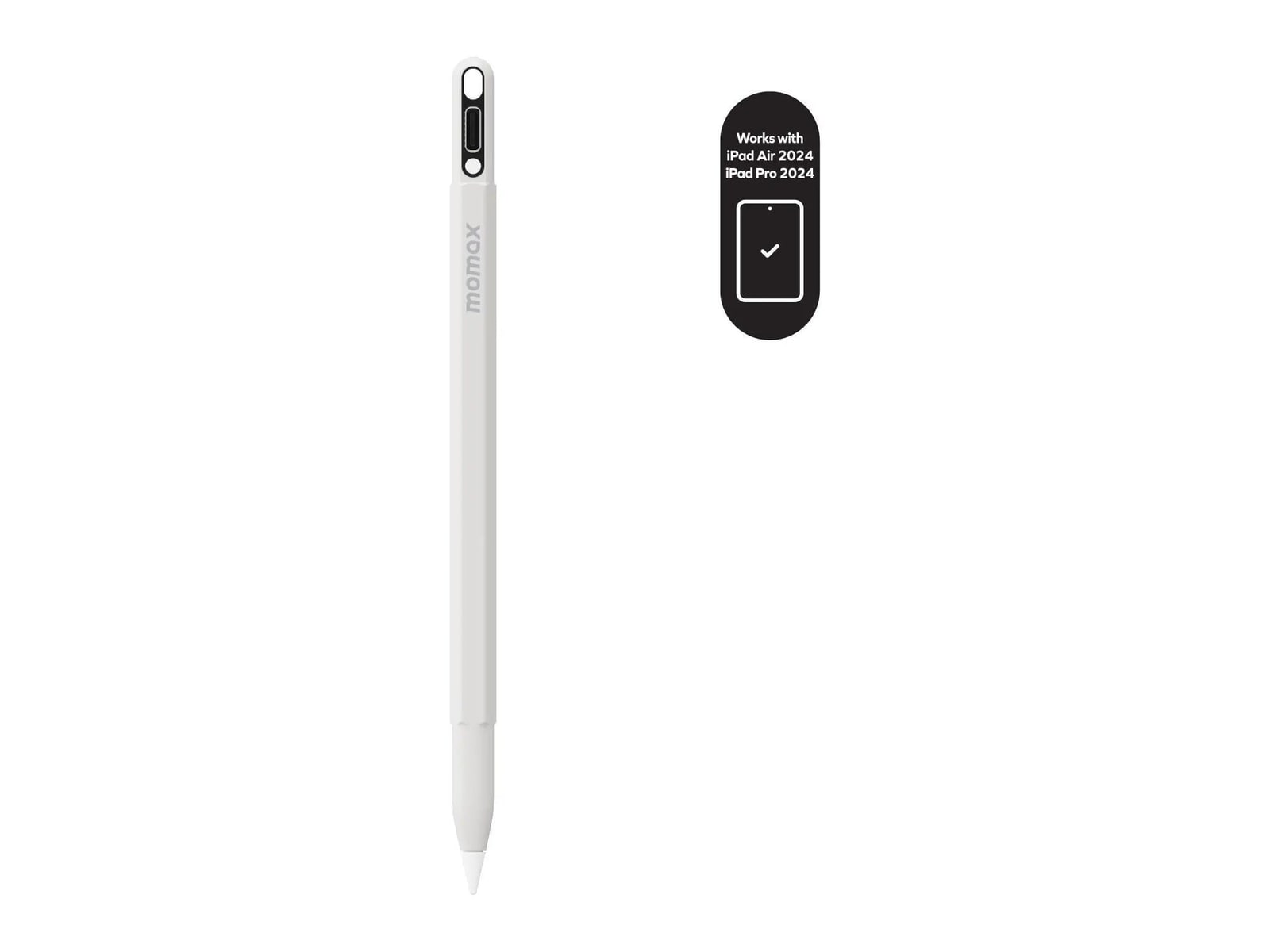 MOMAX - Mag.Link Pop Magnetic Active Stylus Pen/iPad - White