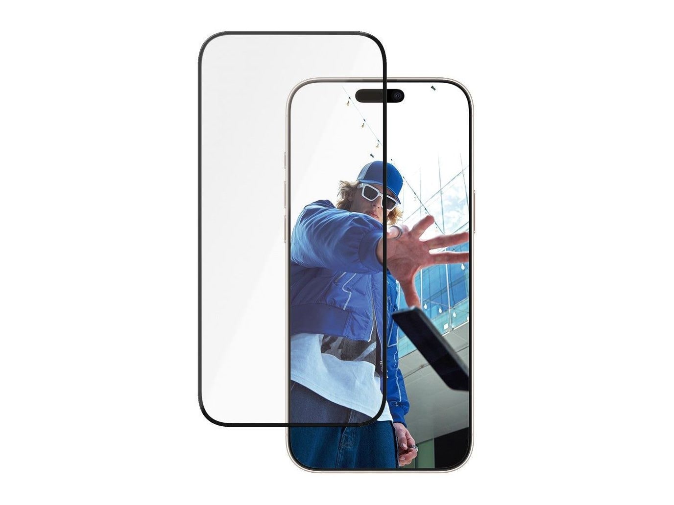 PanzerGlass - Ceramic Screen Protector iPhone 16 Pro Max Ultra-Wide Fit w. EasyAligner