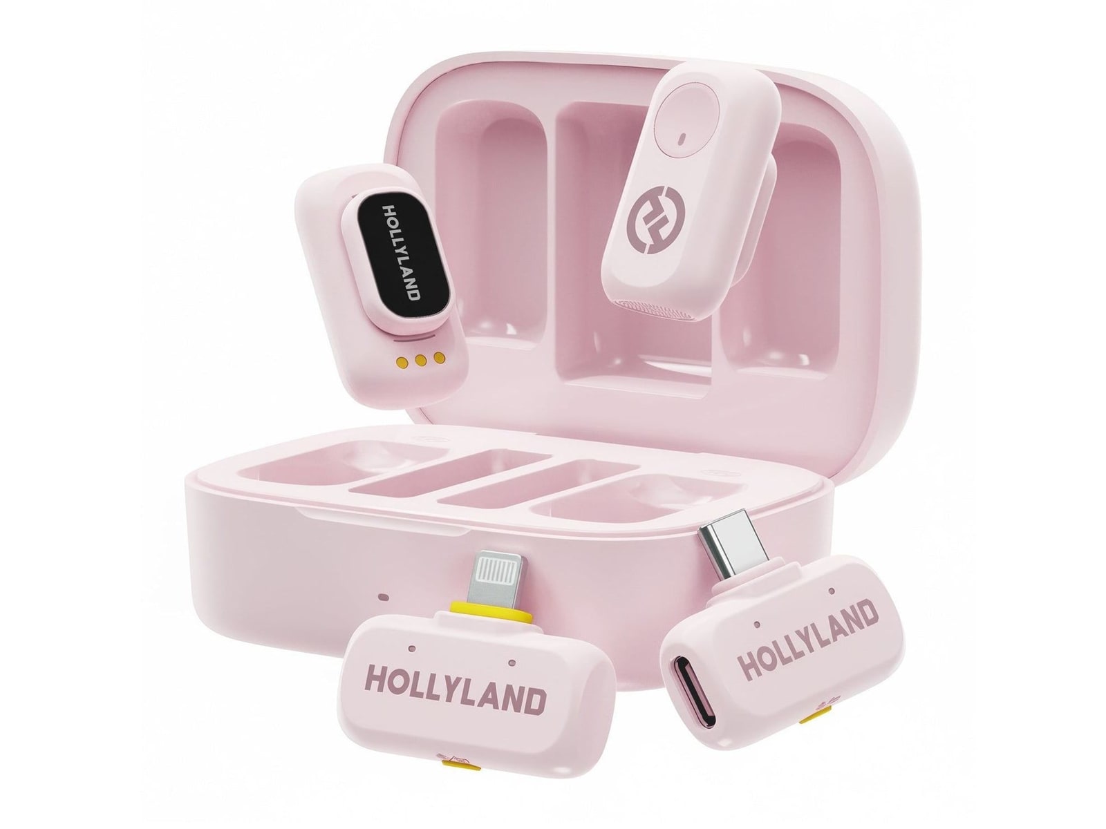 Hollyland - LARK A1 Combo Wireless Microphones - Cloud Pink