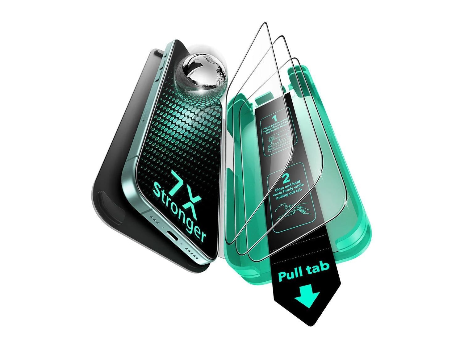 ESR - Armorite Screen Protector - 3 Pack - iPhone 16 / 15