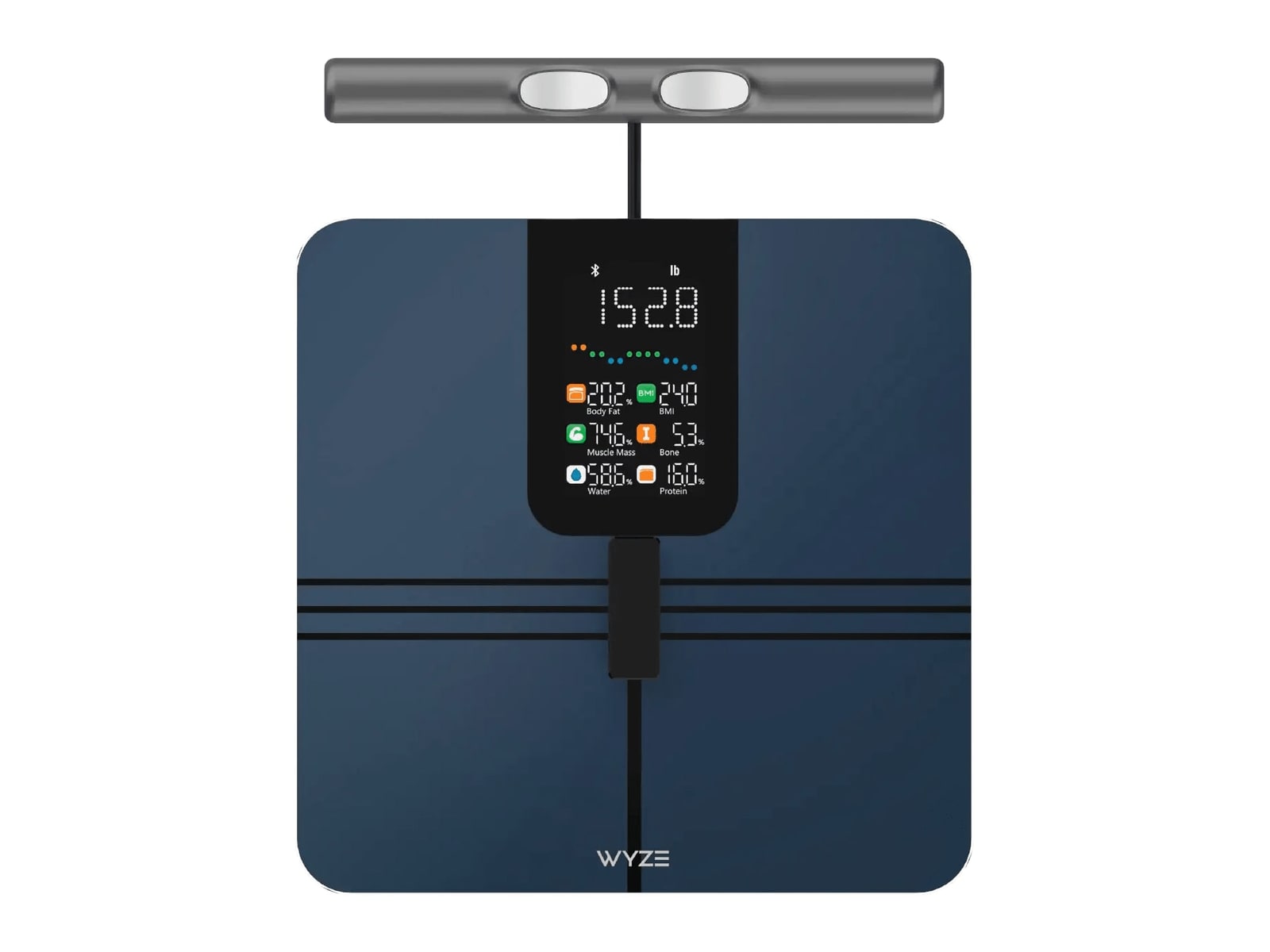 Wyze - Scale BodyScan Black Smart Scales