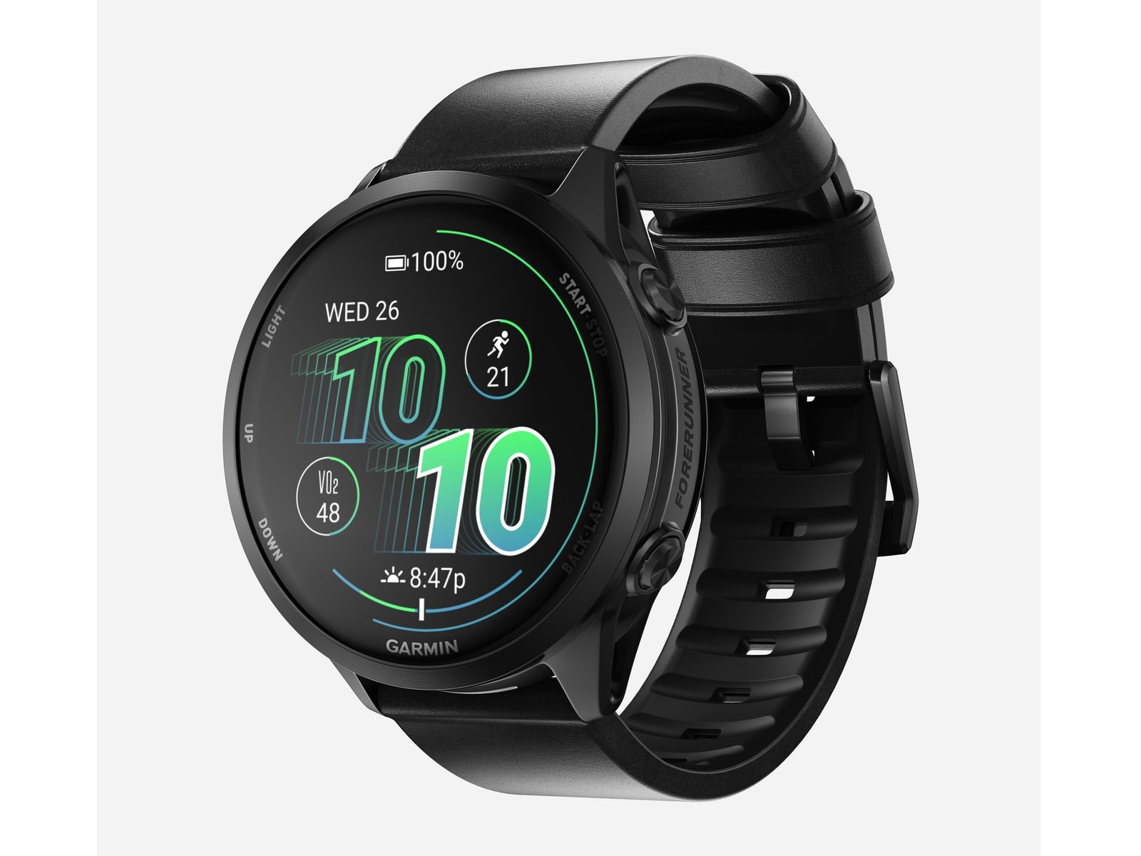 Nomad - Active Band Pro - 22mm Quick Release - Black Horween - Black Hardware