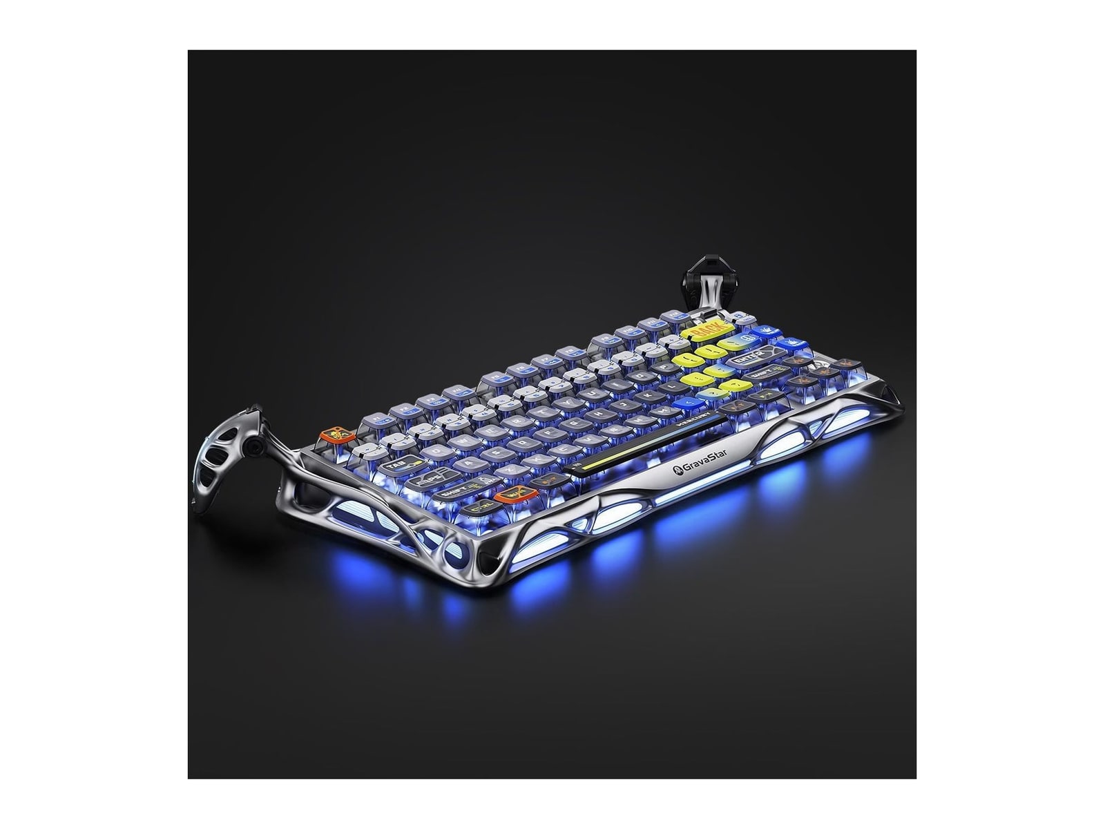 GravaStar - Mercury K1 Pro Mechanical Keyboards - Interstellar Silver