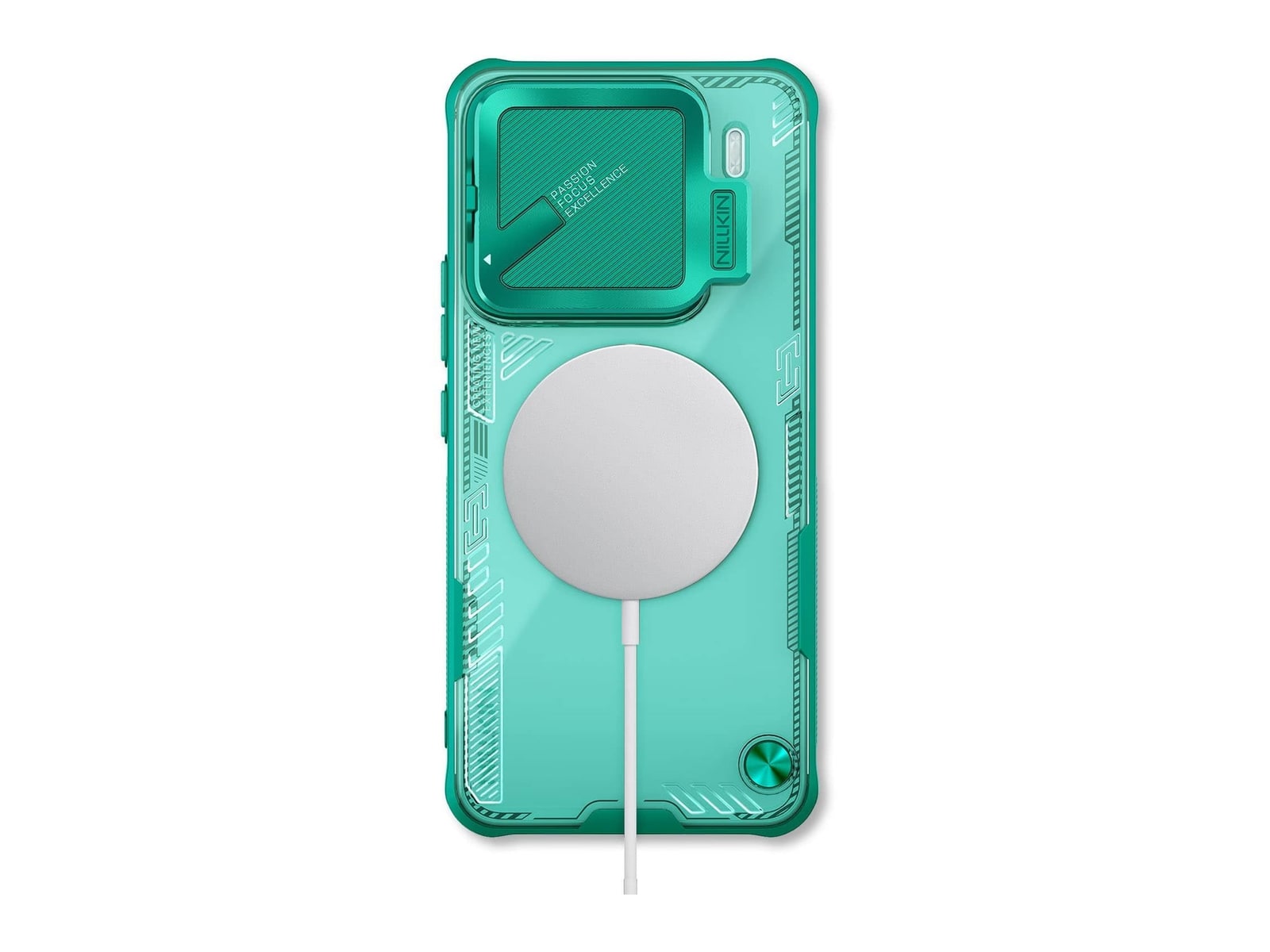 Nillkin - MagSafe Compatible Iceblade CamProp Case with Camera Cover - Xiaomi 15 Pro - Green