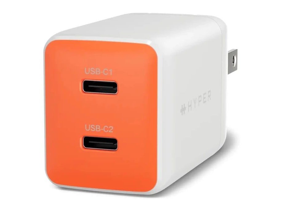 Hyper - HyperJuice Flex 45W GaN Charger Vermilion Orange Wall Chargers