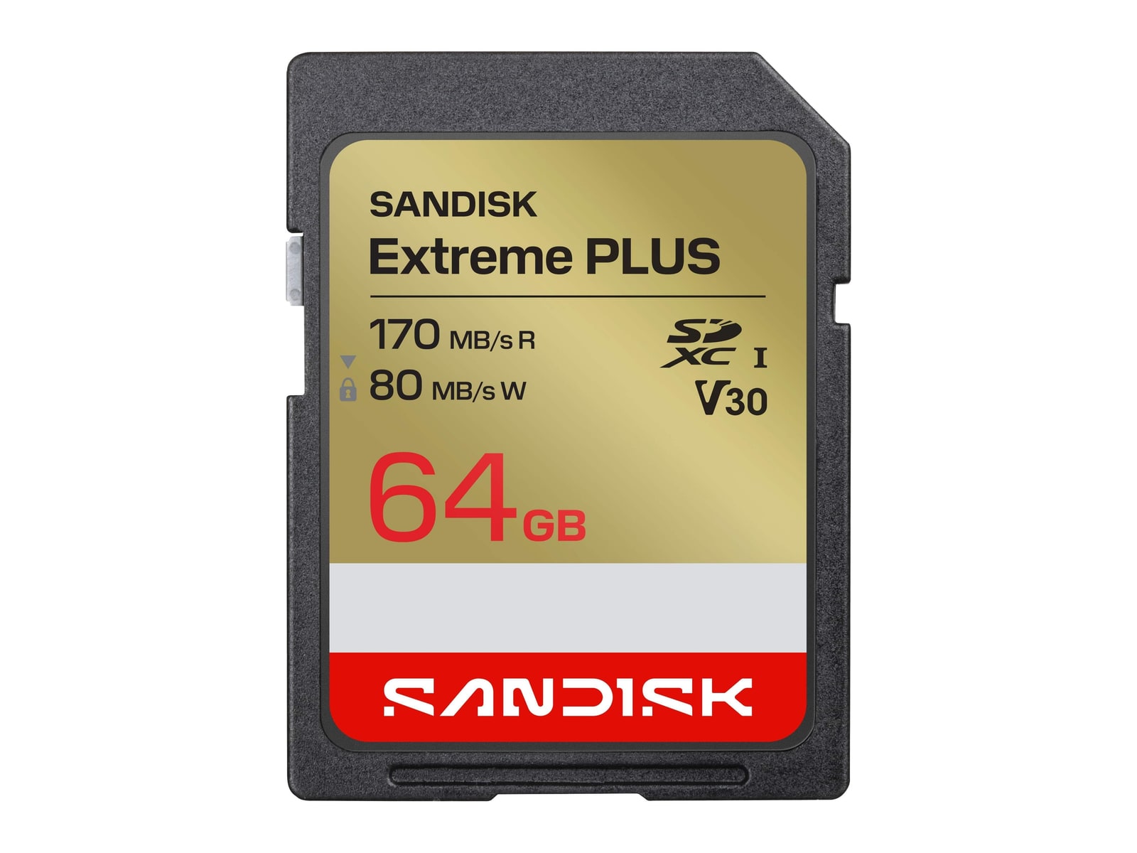 SanDisk - Extreme PLUS SDXC 170MB/s 64GB Storage Drives - UHS-I