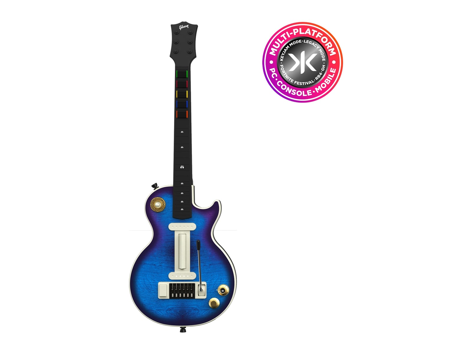 CRKD - Gibson Les Paul Blueberry Burst Pro Edition Guitar Controller Multi-Platform