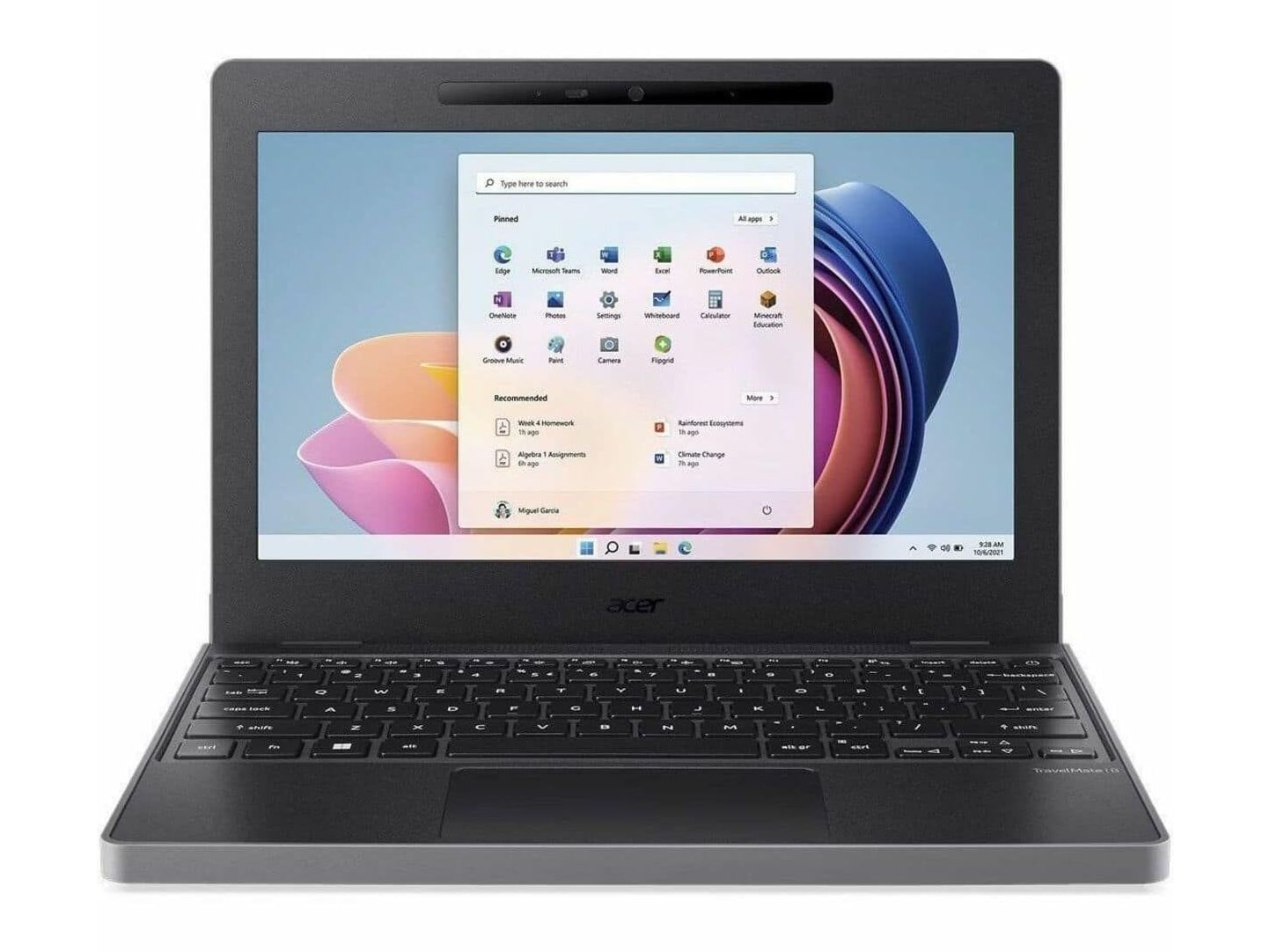 Acer - TravelMate B3 11 B311-34 NX.BFTAA.002 11.6" - Intel Processor N150 chip - 4GB Memory - 128GB SSD - Black