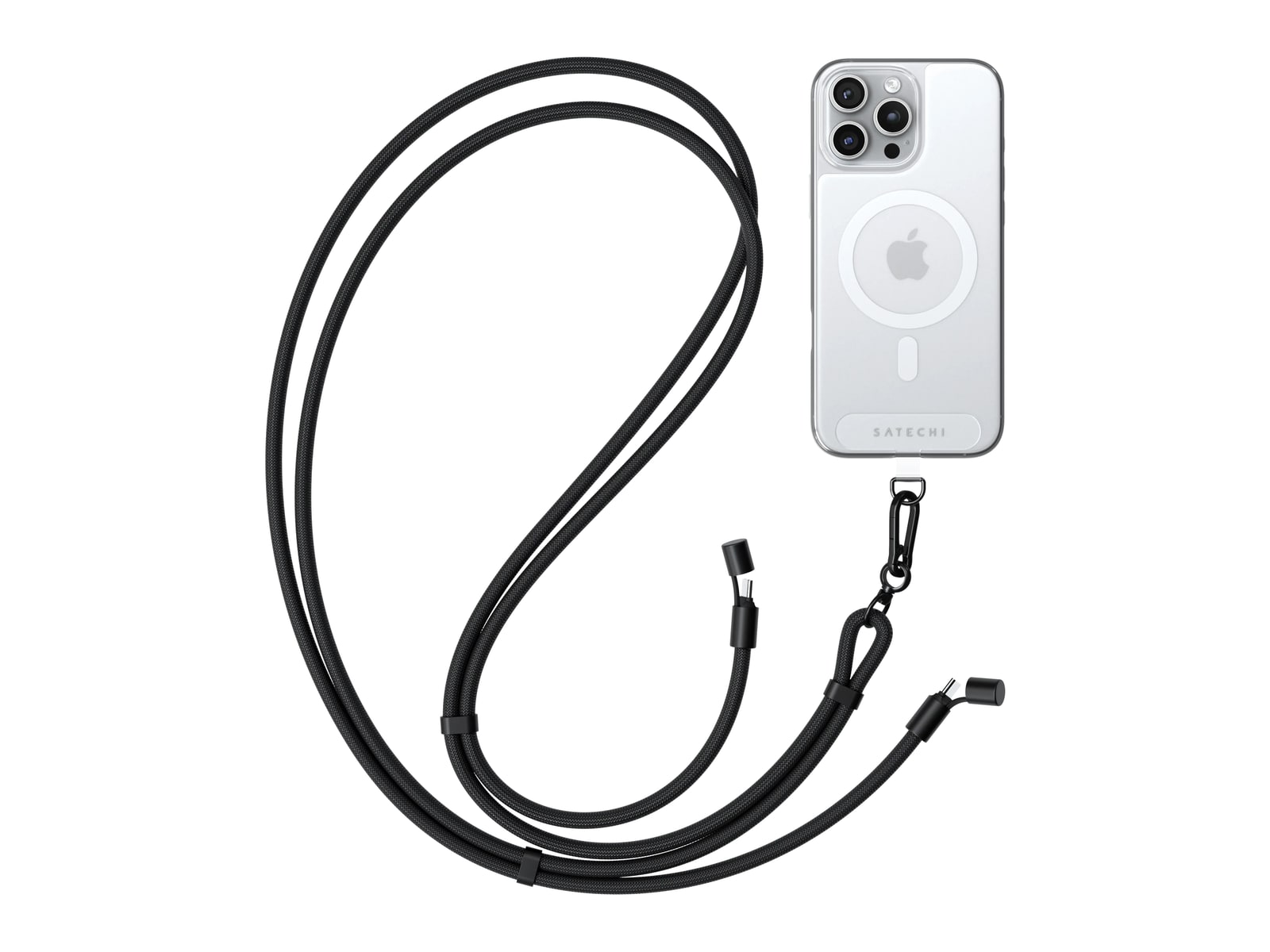 Satechi - OntheGo USB-C Lanyard Cable Black USB-C Cables