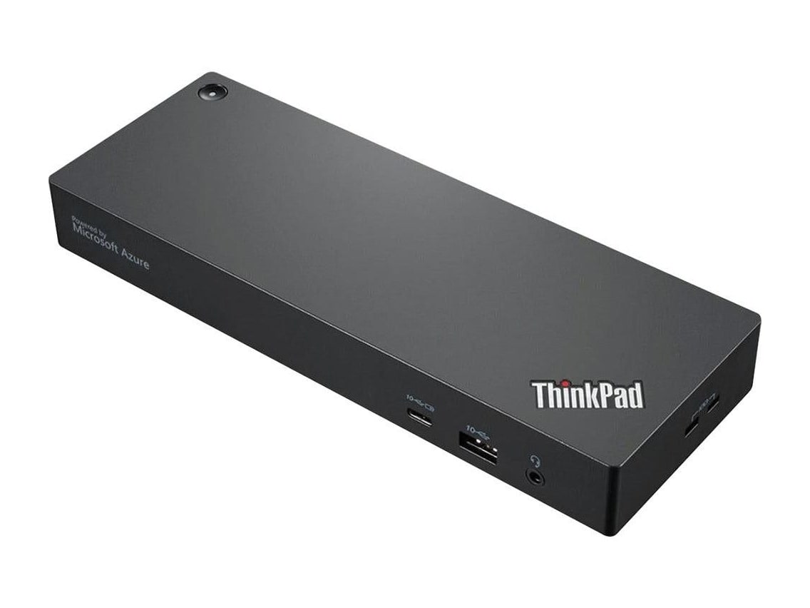 Lenovo - ThinkPad Universal Thunderbolt 4 Smart Dock Thunderbolt Docking Stations - Black