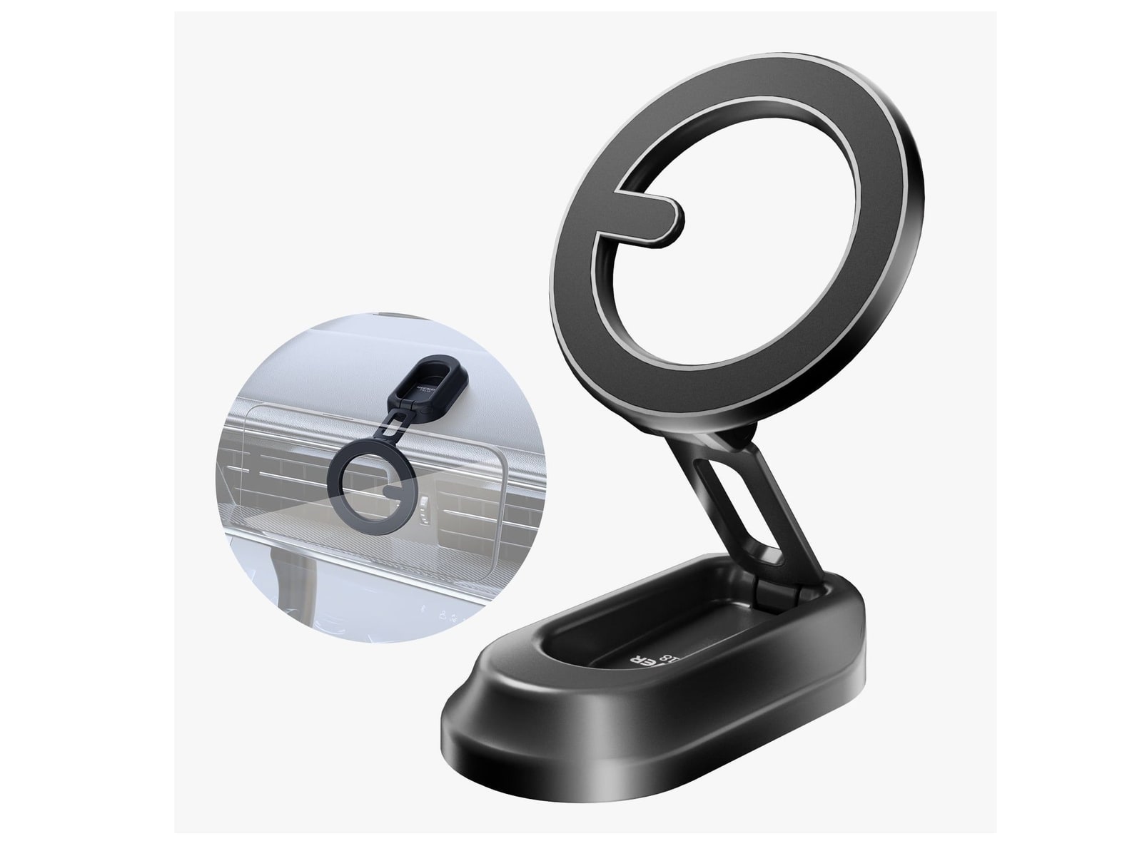 Neewer - PA118 Magnetic Phone Holder for Car Camera Accessories