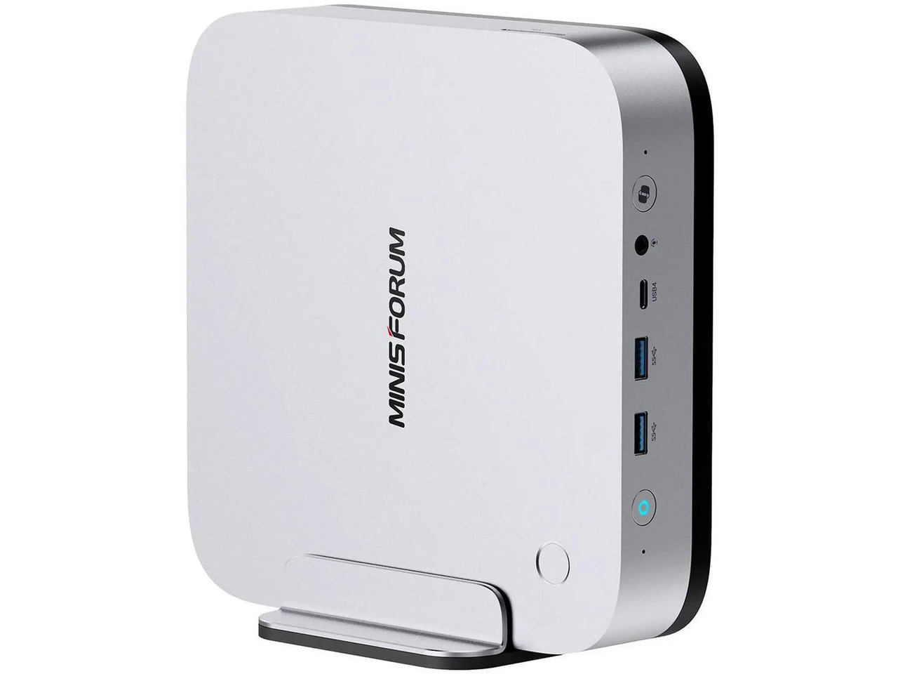 MINISFORUM - AI X1 Pro-370 - AMD Ryzen AI 9 HX 370 chip - 32GB Memory - 512GB SSD - Silver