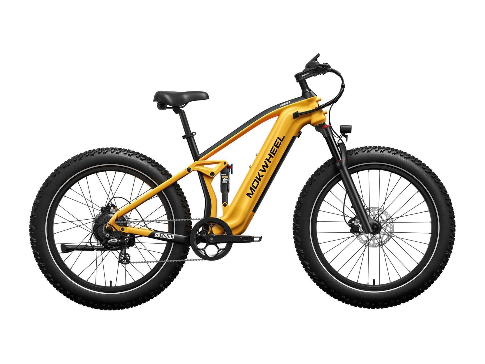 Mokwheel - Obsidian Yellow and Black Electric Bikes