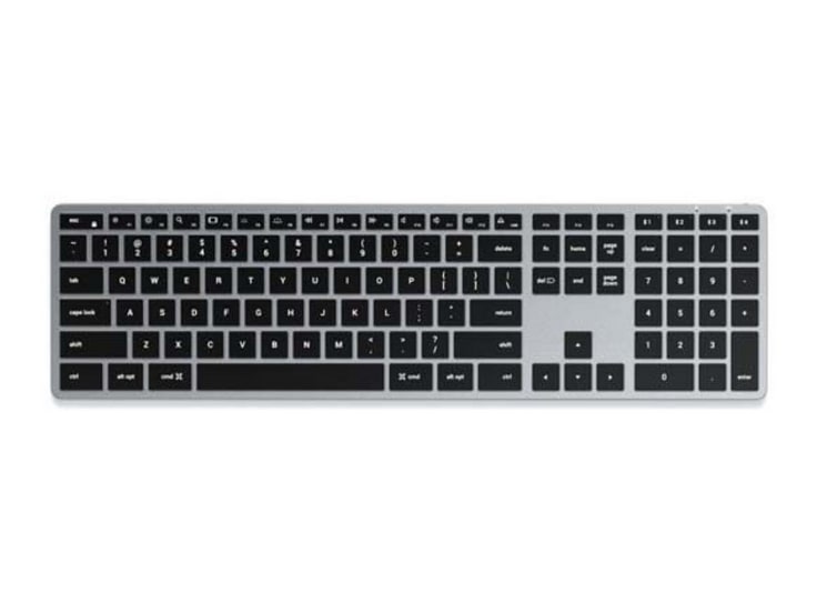 Satechi - Slim X3 Bluetooth Backlit Keyboard Keyboards - Space Gray