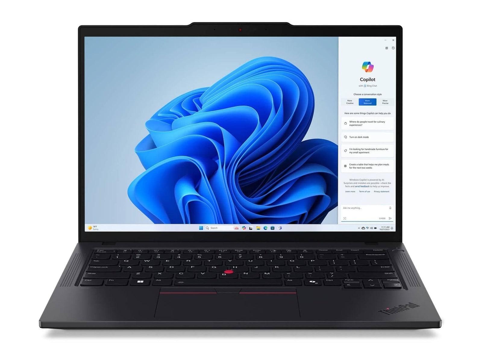 Lenovo - ThinkPad T14 Gen 5 21MC000KUS 14" - AMD Ryzen 7 8840U chip - 32GB Memory - 1TB SSD - Black