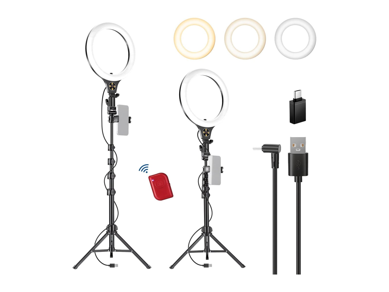 Neewer - N43 10.5" 10W Ring Light Camera Accessories
