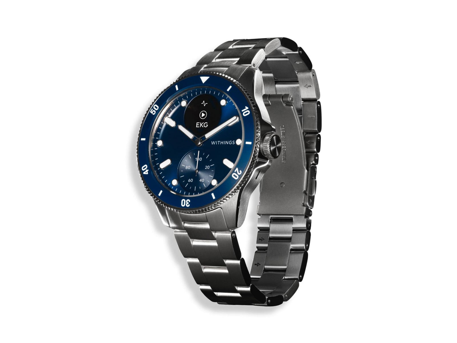 Withings - ScanWatch Nova 42mm Smart Watches - Blue