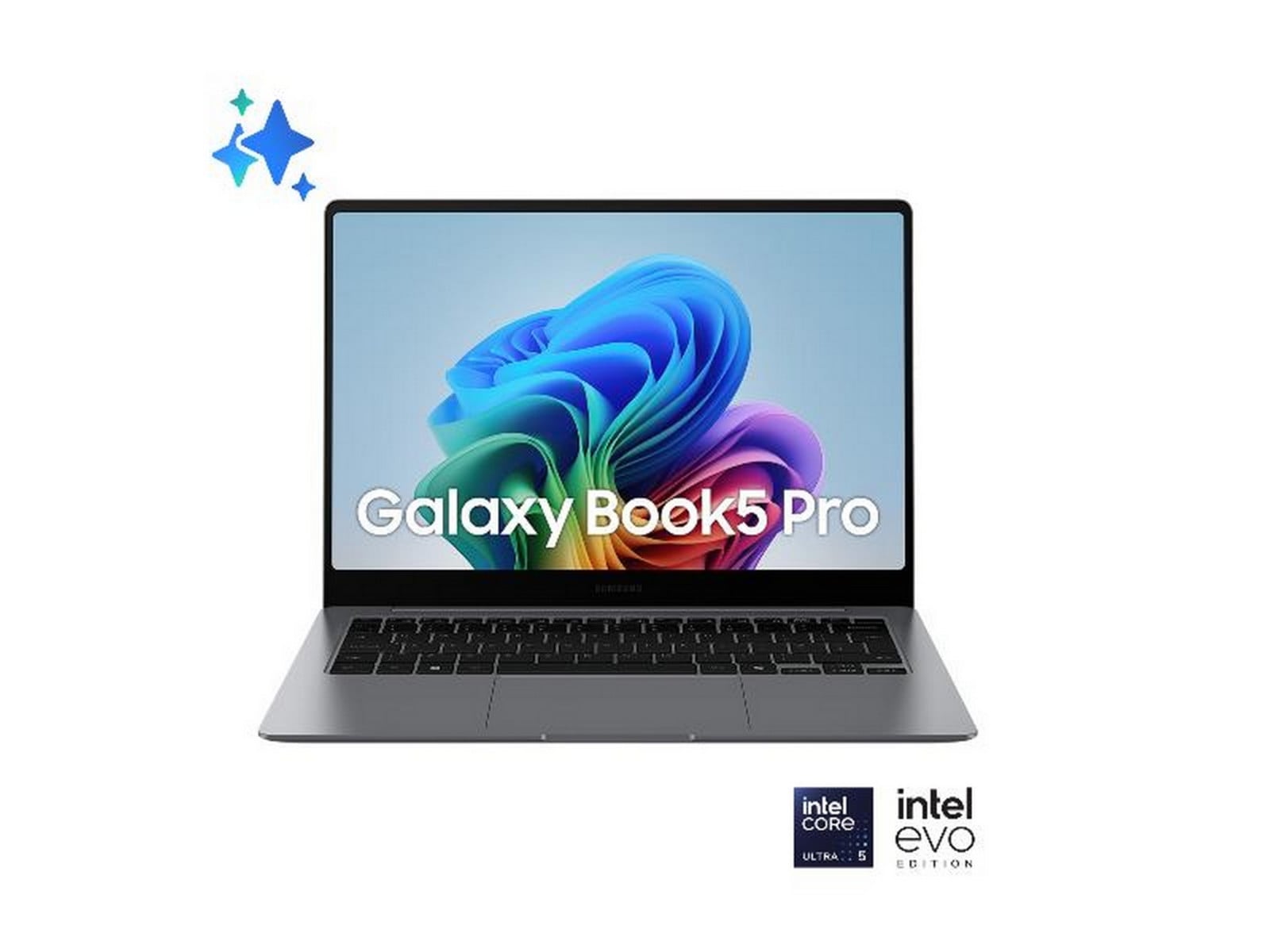 Samsung - Galaxy Book5 Pro 14" - Intel Core Ultra 5 226V chip - 16GB Memory - 512GB SSD - Gray