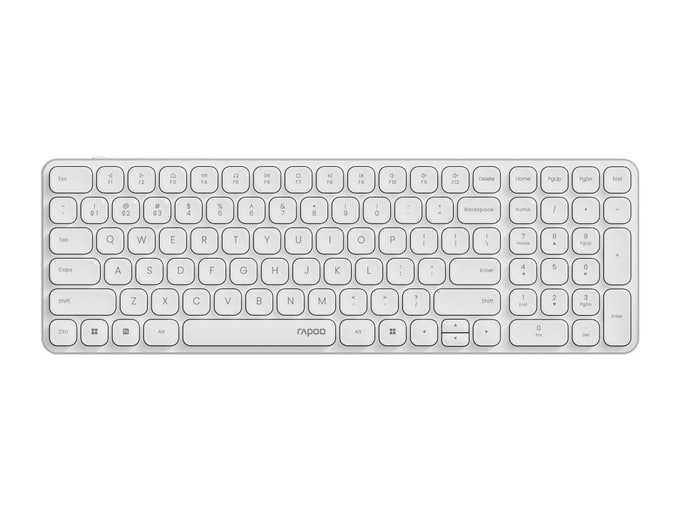 Rapoo - E9310M Wireless Keyboards - White