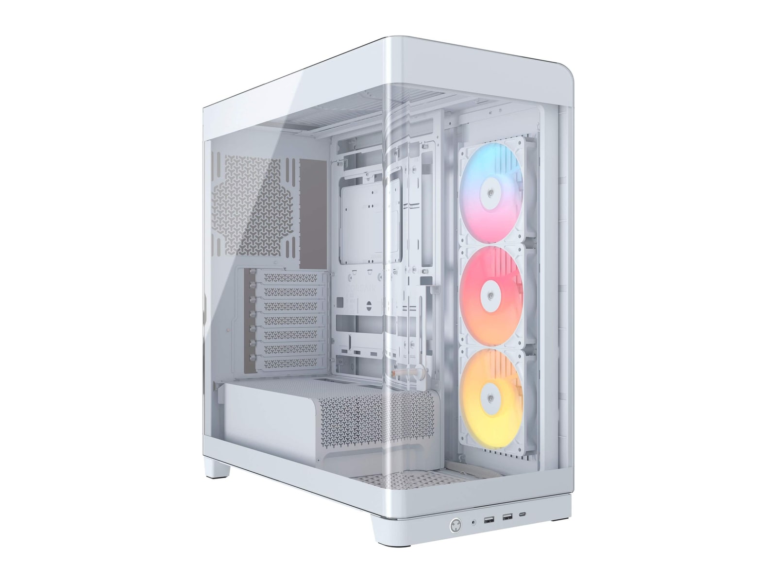 Corsair - FRAME 4500X RS-R ARGB Panoramic Glass Mid-Tower Computer Cases