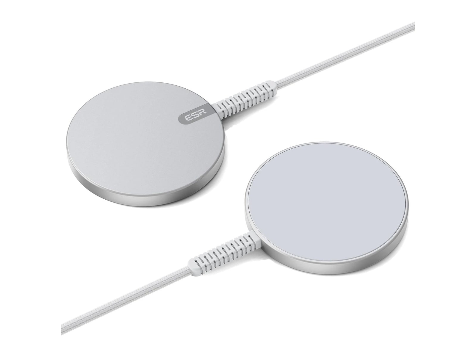 ESR - Magnetic Charging Pad (15W) - Silver - 2 Sets Wireless Chargers