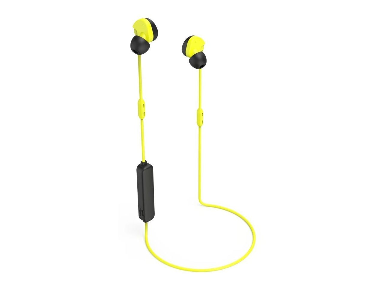 Hama - Freedom Athletics II Wireless In-Ear Headphones - Black, Yellow