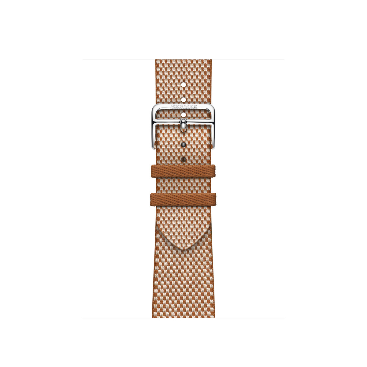 Apple - Apple Watch Hermès Toile H Single Tour - 42mm - Gold/Écru
