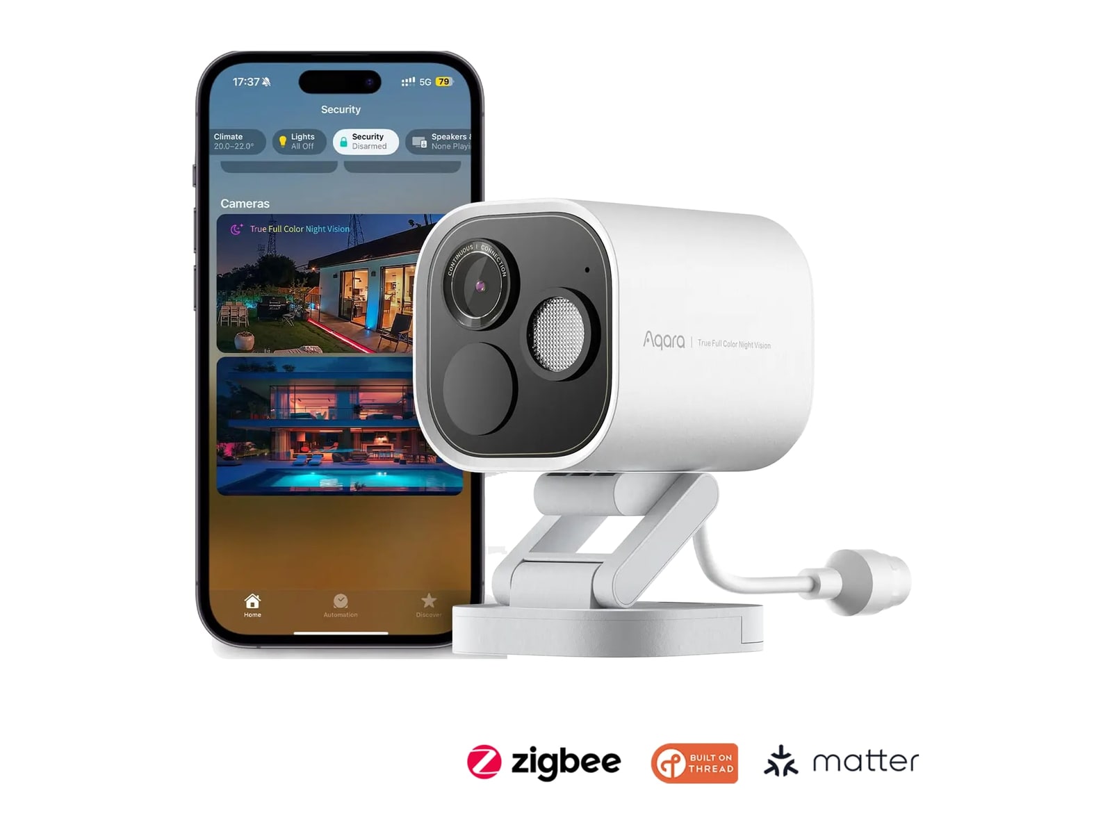 Aqara - Camera Hub G5 Pro (PoE, White) Security Cameras
