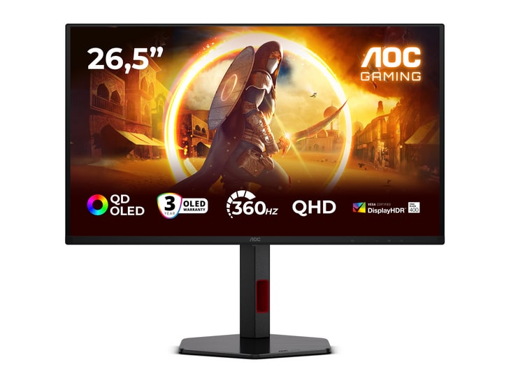 AOC - 26.5" Q27G4SDR QHD 360Hz Gaming Monitors (EU)
