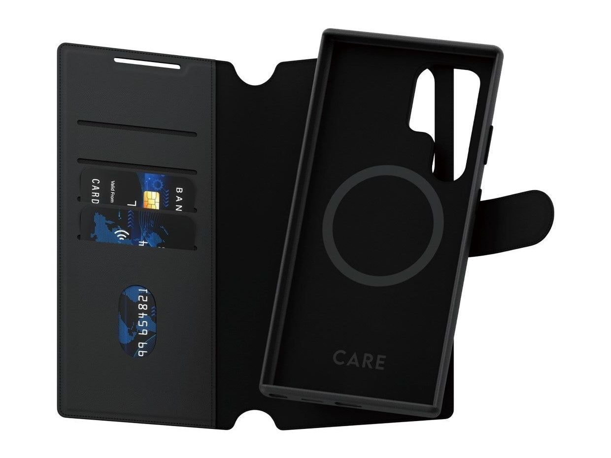PanzerGlass - CARE Tango 2-in-1 Wallet Case w. Qi Compatible Samsung Galaxy S24 Ultra
