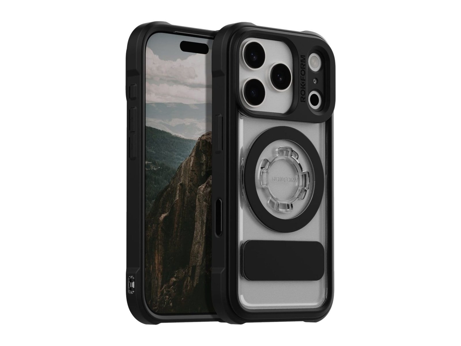 Rokform - iPhone 17 Pro Crystal Case - Clear/Black