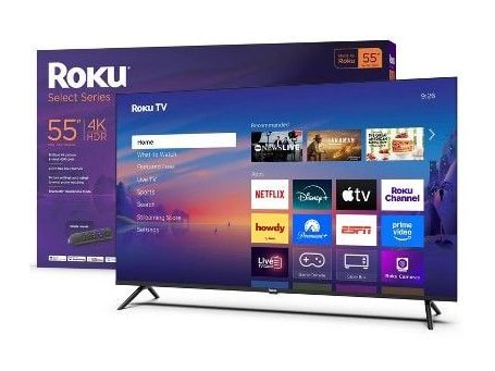 Roku - Select Series 4K HDR 55 inch 4K/8K TVs