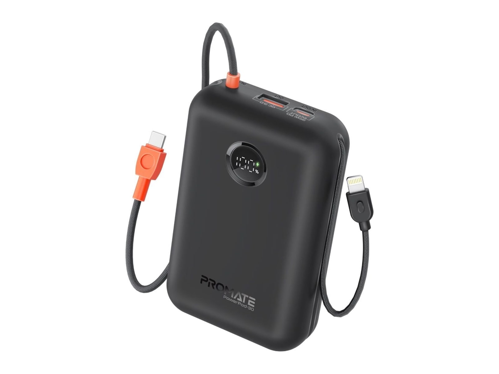 Promate - PowerPod-30 Power Banks - Black