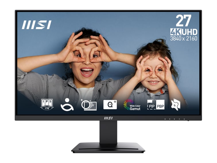 MSI - 27" PRO MP273U 4K UHD 60Hz Professional Monitors
