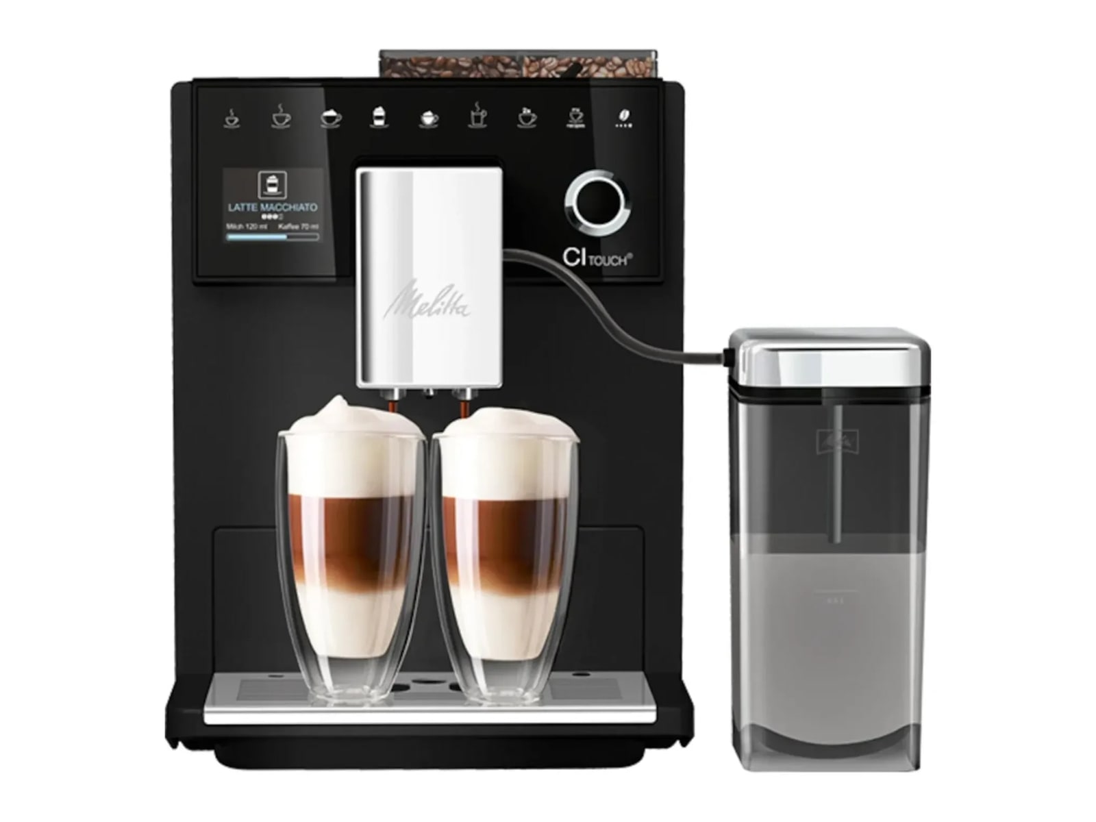 Melitta - F630-112 CI Touch Matt Black Coffee Makers