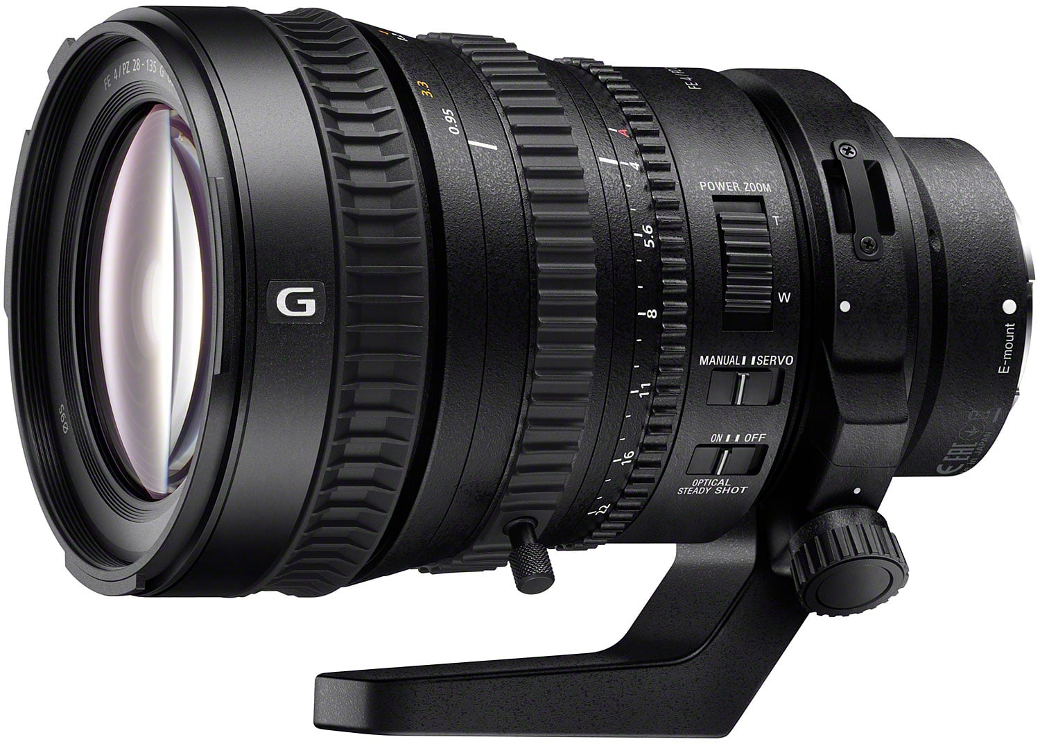 Sony - SELP28135G Camera Lenses - Black