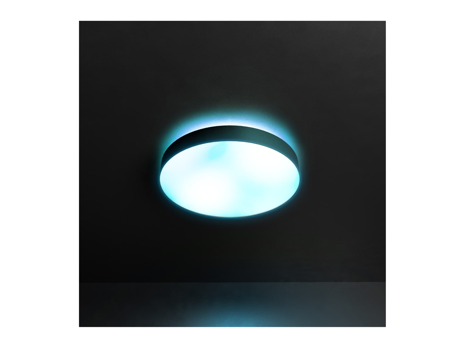 LIFX - SuperColor 15" Ceiling Light Black Trim Smart Lighting - Black