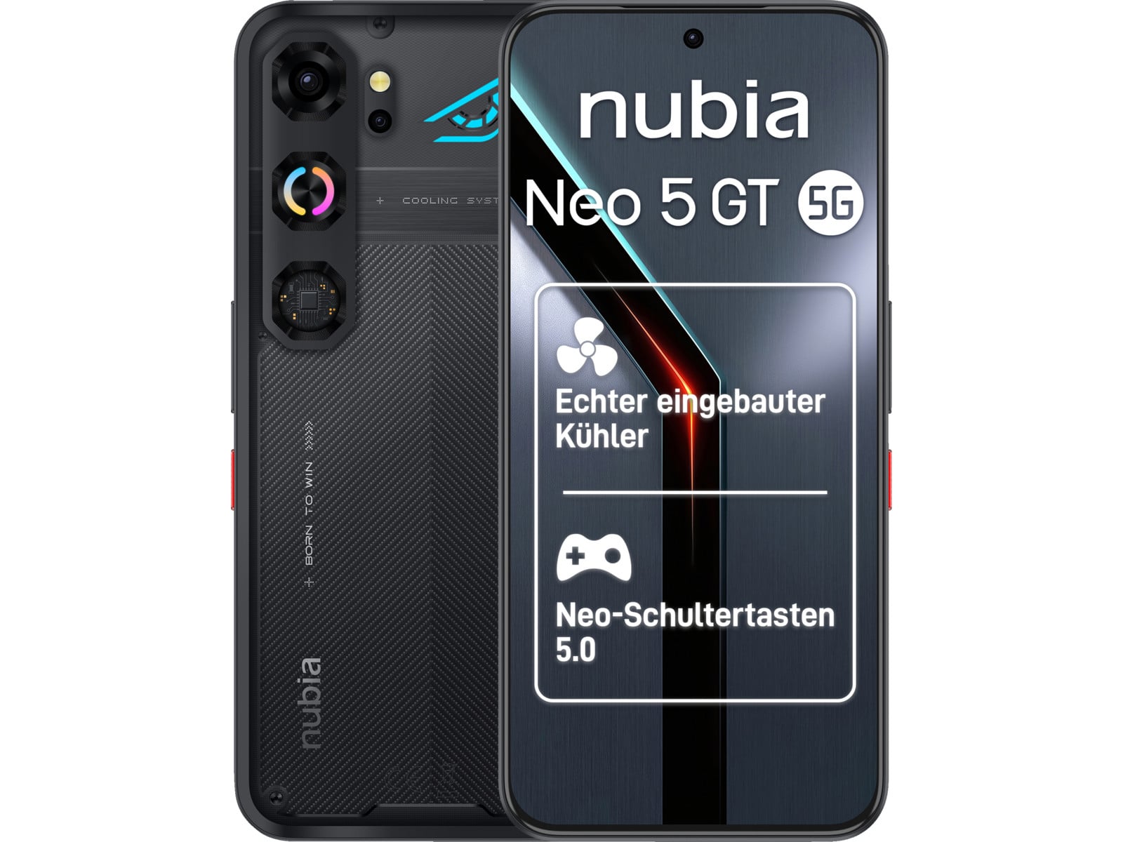 Nubia - Neo 5 GT 5G 256GB - Black