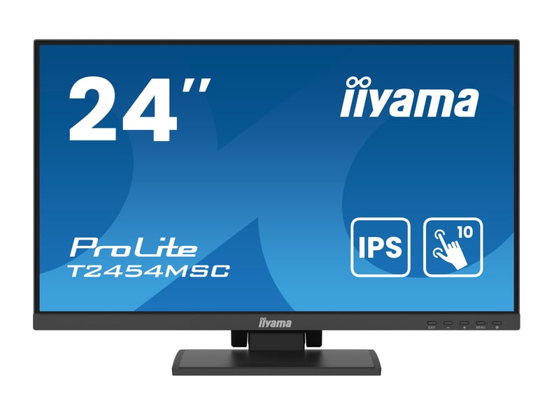 iiyama - 23.8" ProLite T2454MSC-B2AG Full HD 75Hz Touch Screen Monitors - Black