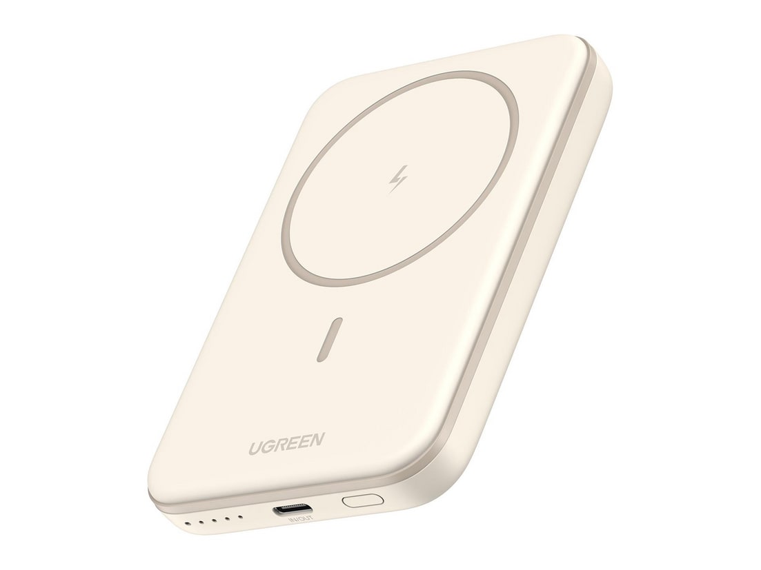 UGREEN - Magnetic Wireless 5000mAh Beige Power Banks