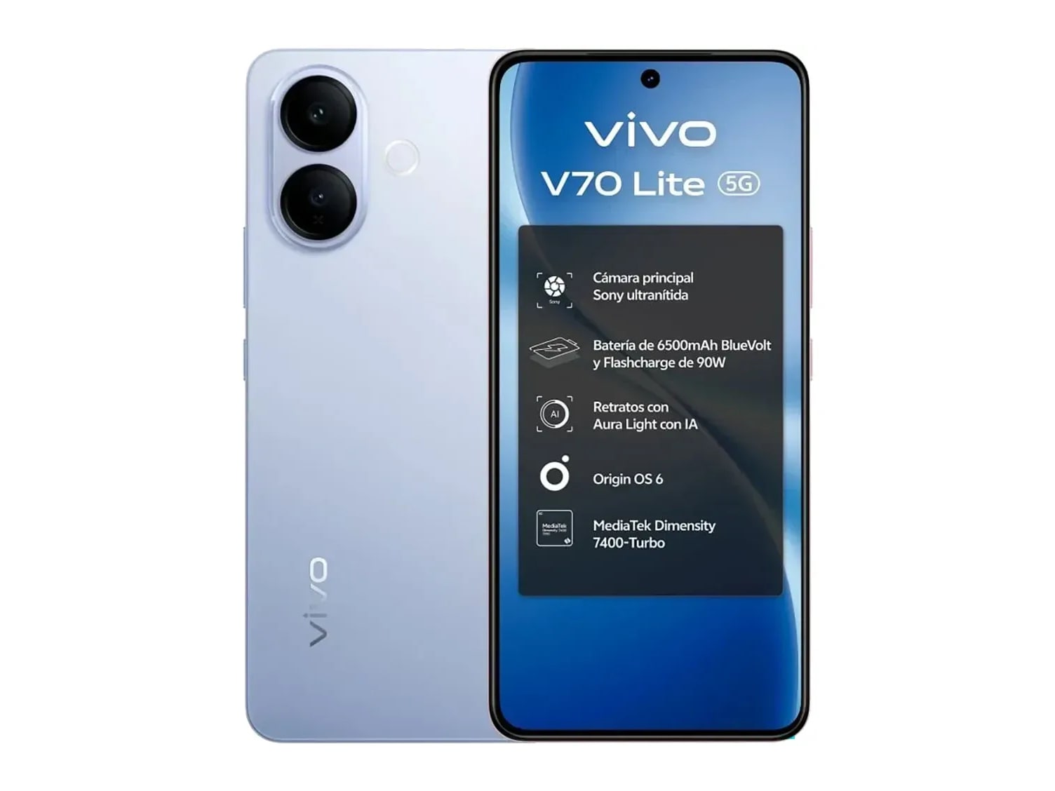 Vivo - V70 Lite 5G 128GB - Blue