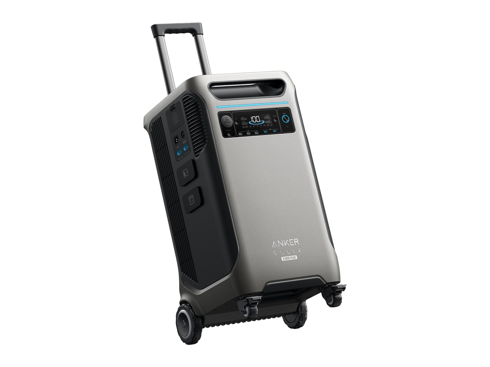 Anker - SOLIX F3800 Plus 3840Wh Portable Power Stations - Gray