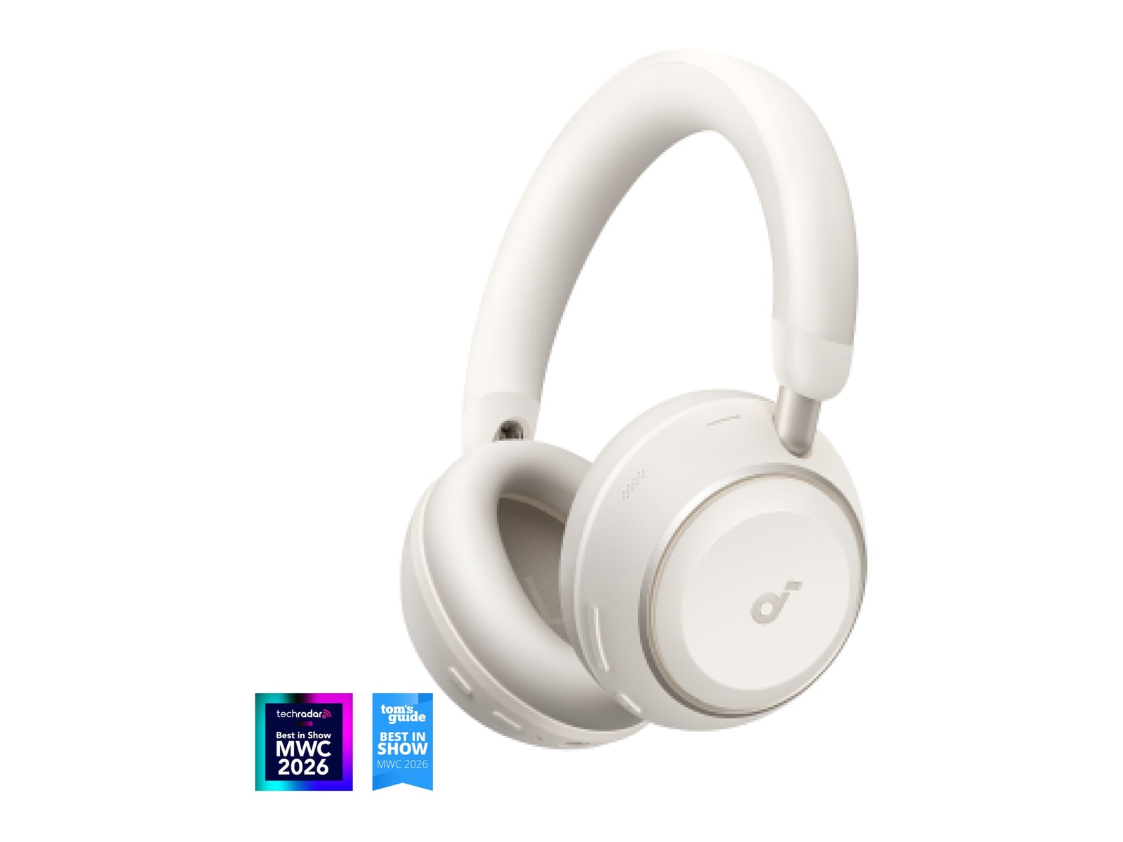 Soundcore - Space 2 Bluetooth Over-Ear Headphones - Linen White