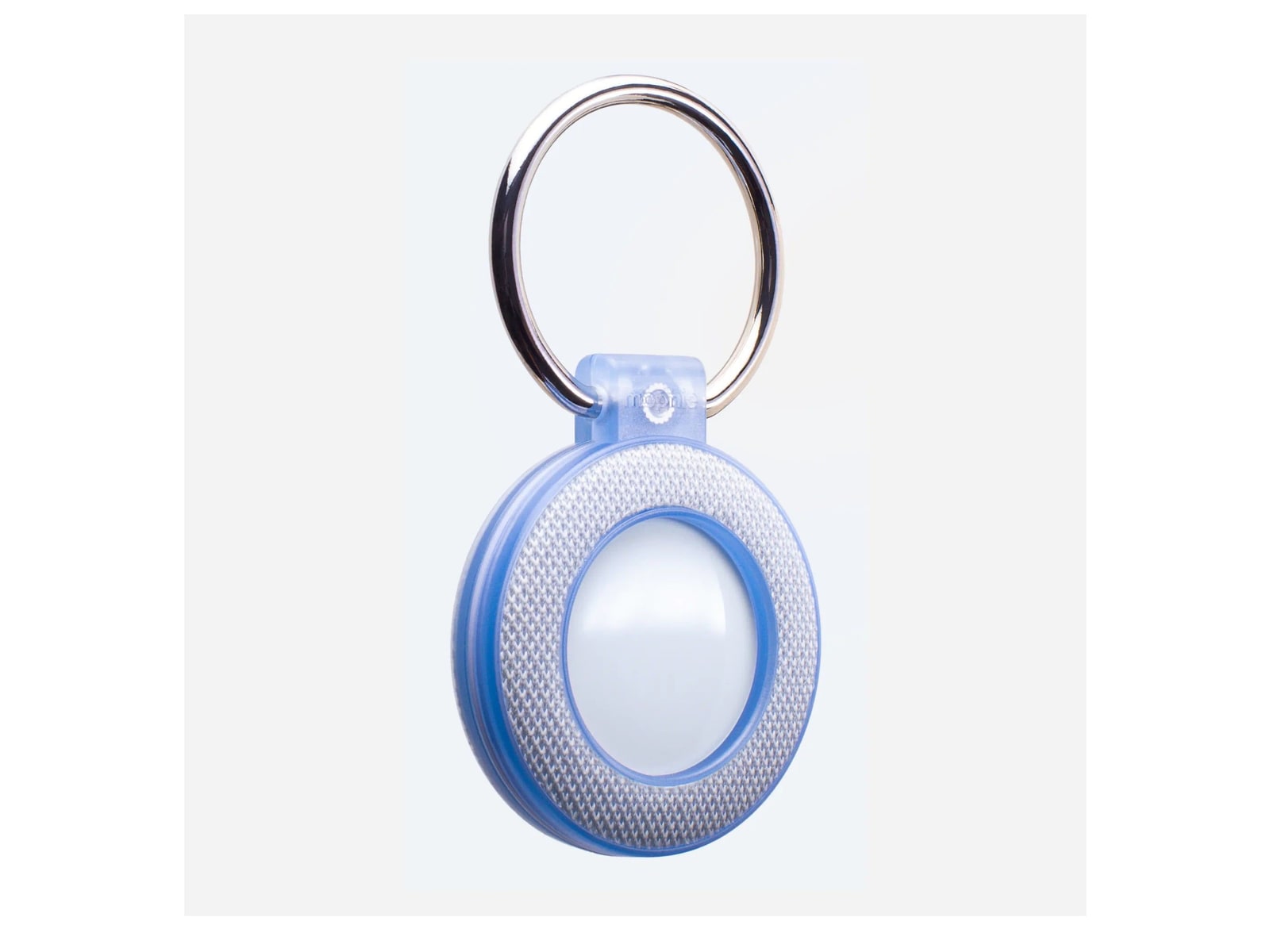 mophie - Knit AirTag Case with Ring Attach - Blue Aura